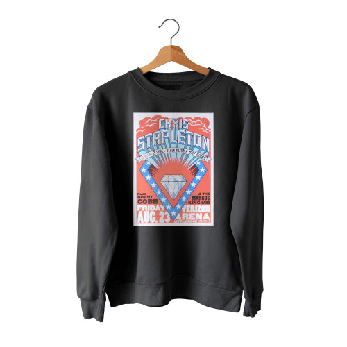 2019 Chris Stapleton Little Rock Silkscreen Concert Poster Sweatshirt Sweater