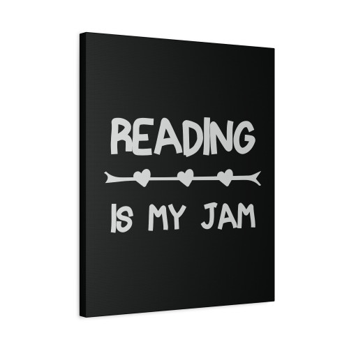 Reading Is My Jam Canvas Print Poster