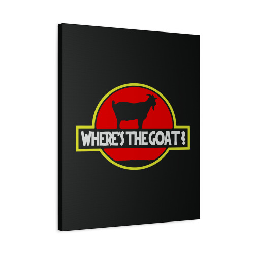 Reality Glitch Where S The Goat Canvas Print Poster