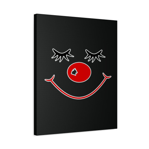 Red Nose Smiley Face 2022 Canvas Print Poster