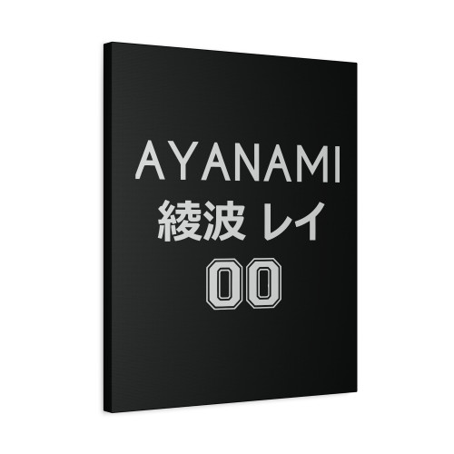 Rei Ayanami Canvas Print Poster