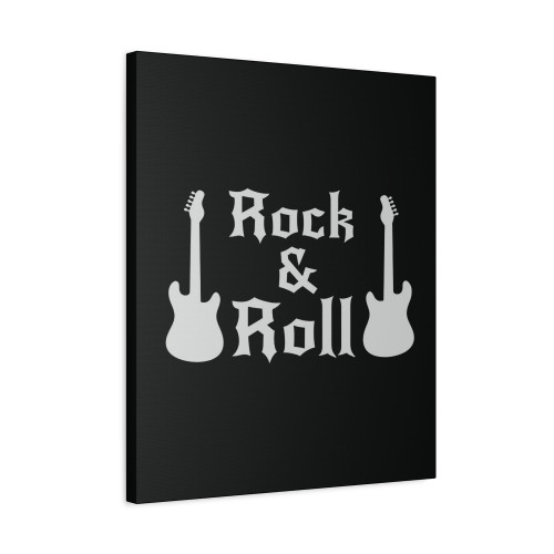 Rock And Roll Guitar Canvas Print Poster