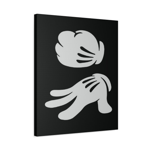 Rock Paper Scissors Canvas Print Poster