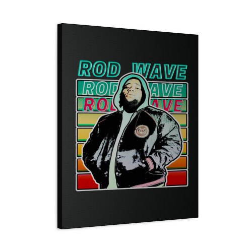 Rod Wave Rapper Canvas Print Poster