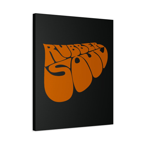 Rubber Soul Logo Canvas Print Poster