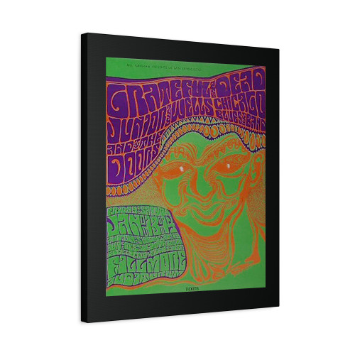 Grateful Dead 5 Canvas Print Poster