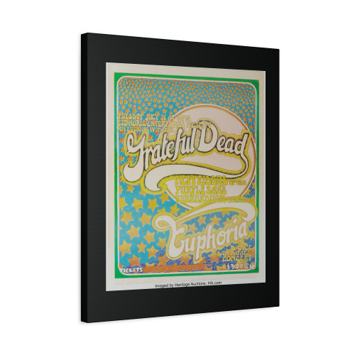 Grateful Dead Euphoria Concert And Postcard Group Canvas Print Poster