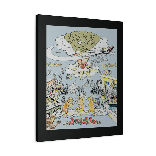 Green Day Music Poster Canvas Print Poster