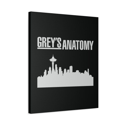 Greys Anatomy With City Logo Canvas Print Poster