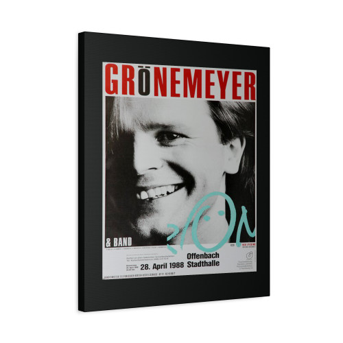 Gronemeyer Band Offenbach 1988 Canvas Print Poster