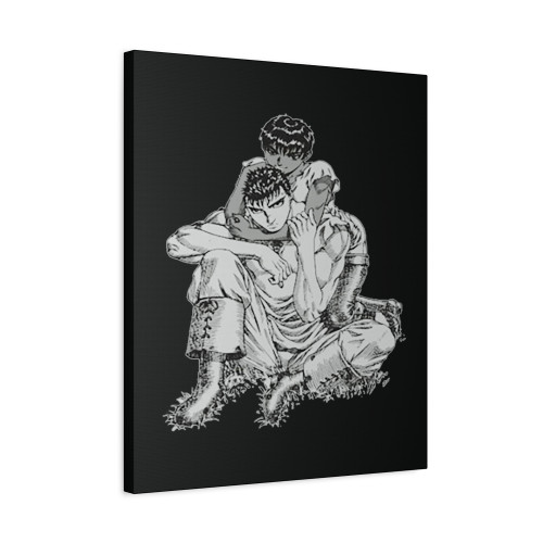 Guts And Casca Berserk Canvas Print Poster