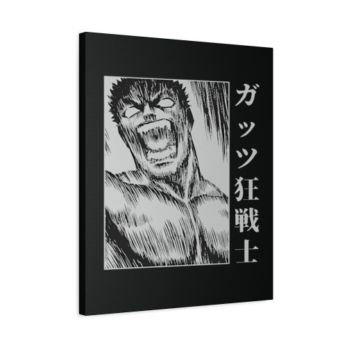 Guts Rage Berserk Guts Canvas Print Poster