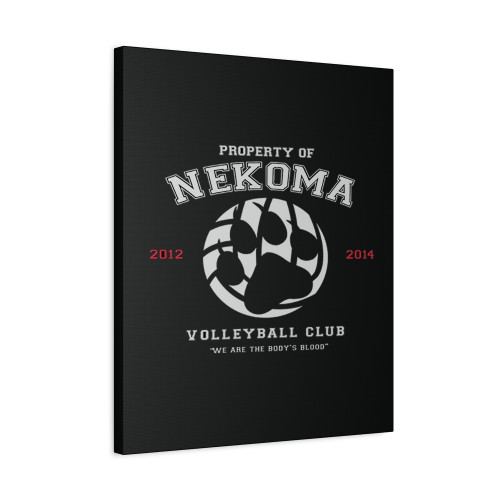 Haikyuu Team Nekoma Volley Ball Canvas Print Poster