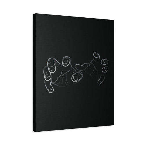 Halloween Horror Hands Canvas Print Poster