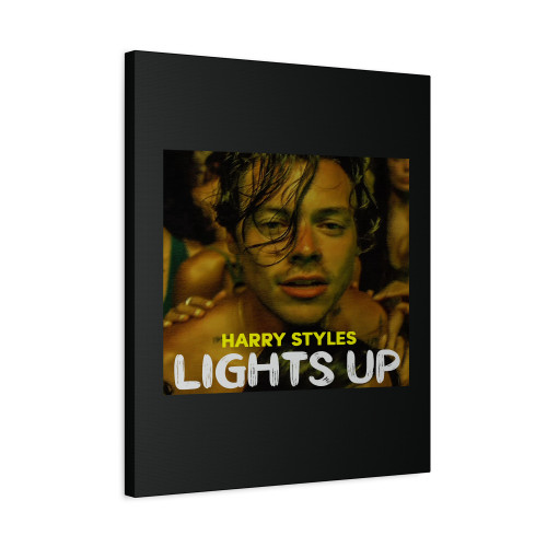 Harry Styles Lights Up Canvas Print Poster