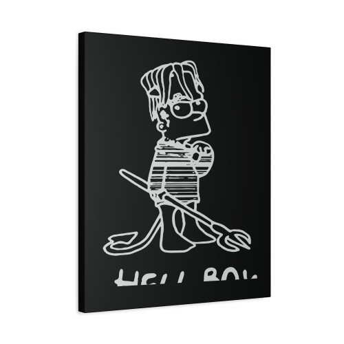 Hellboy Devil Canvas Print Poster