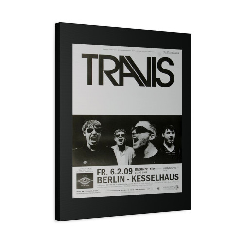 Travis Invisible Frankfurt 2001 Canvas Print Poster Travis Invisible Frankfurt 2001 Canvas Print Poster