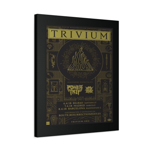 Trivium Power Trip 2018 Spain Concert Tour Canvas Print Poster Trivium Power Trip 2018 Spain Concert Tour Canvas Print Poster