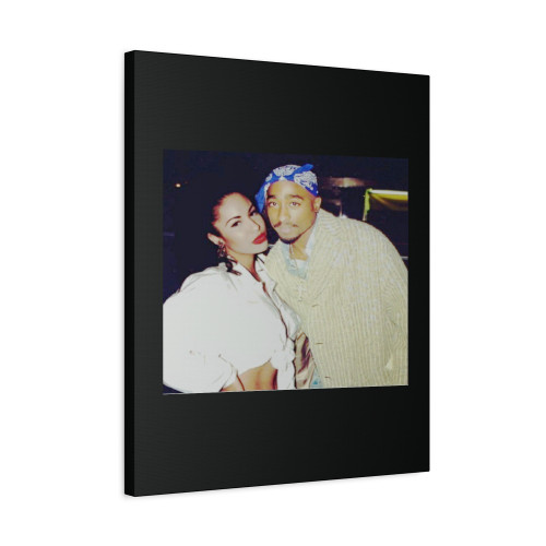 Tupac And Selena Quintanilla Canvas Print Poster