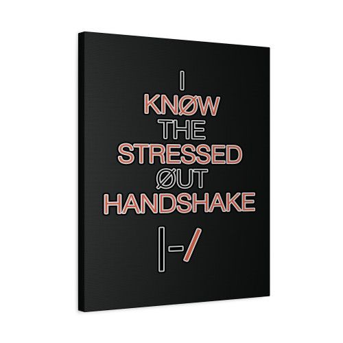 Twenty One Pilots Stressed Out Handshake Canvas Print Poster