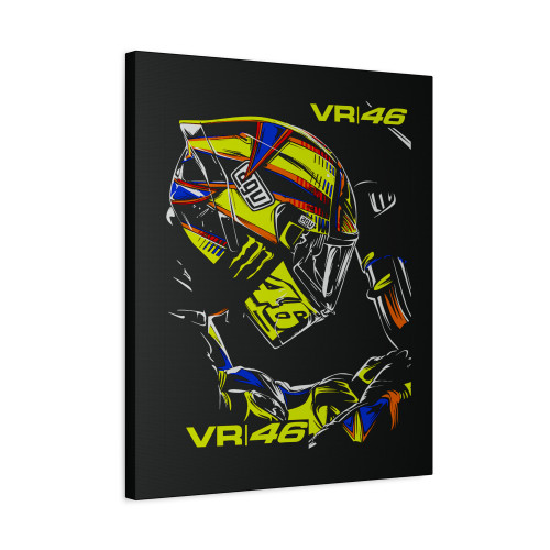 Valentino Rossi Pray Canvas Print Poster