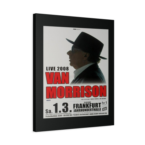 Van Morrison Keep It Simple Frankfurt 2008 Canvas Print Poster