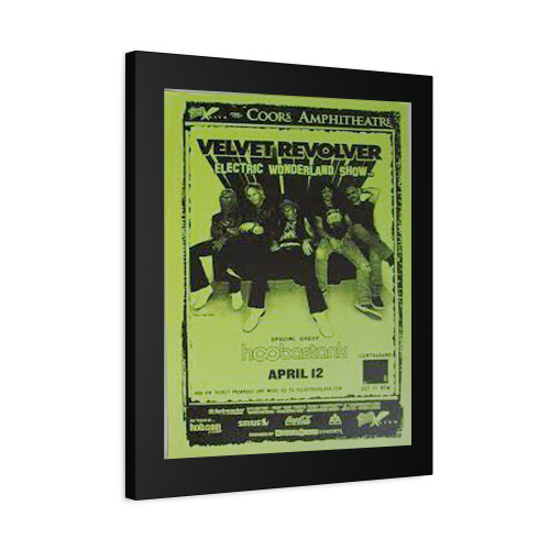 Velvet Revolver Electric Wonderland Show 2005 San Diego Concert Tour Canvas Print Poster