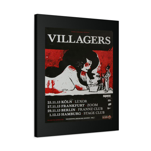 Villagers Awayland Tour 2013 Canvas Print Poster