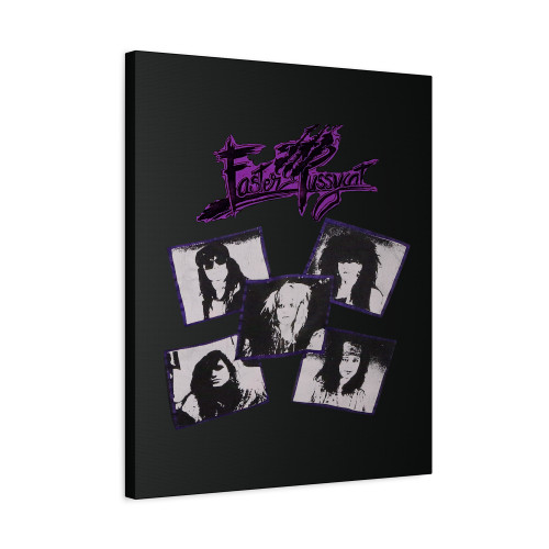 Vintage Faster Pussycat Crew Canvas Print Poster