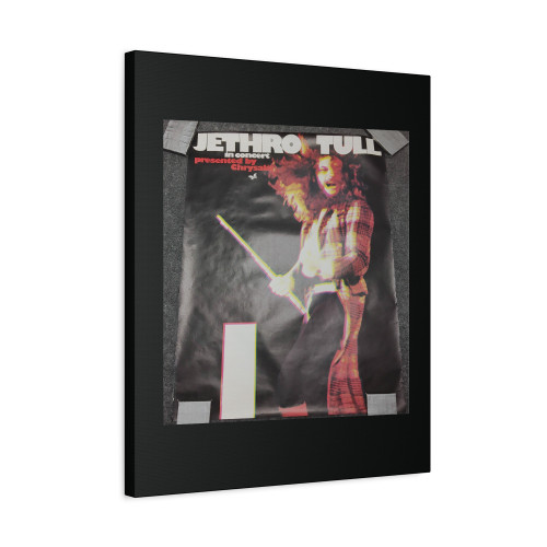 Vintage Original Jethro Tull Concert Music Canvas Print Poster