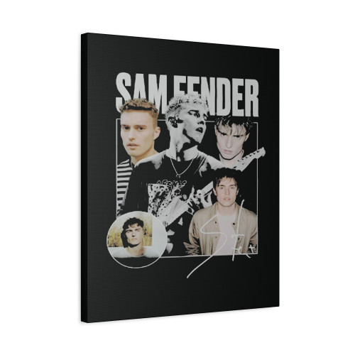 Sam Fender Vintage Canvas Print Poster