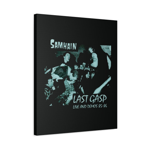 Samhain Last Gasp Live Demo Canvas Print Poster