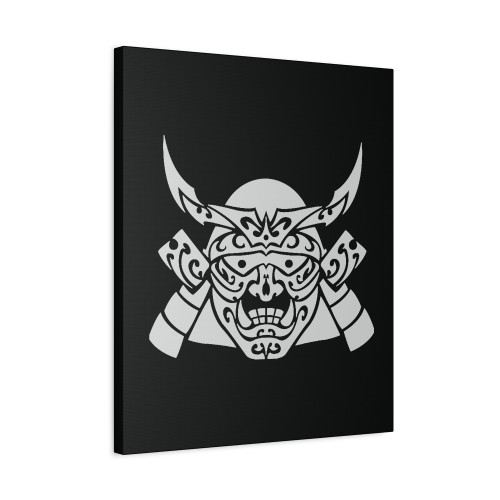 Samurai Helmet Canvas Print Poster
