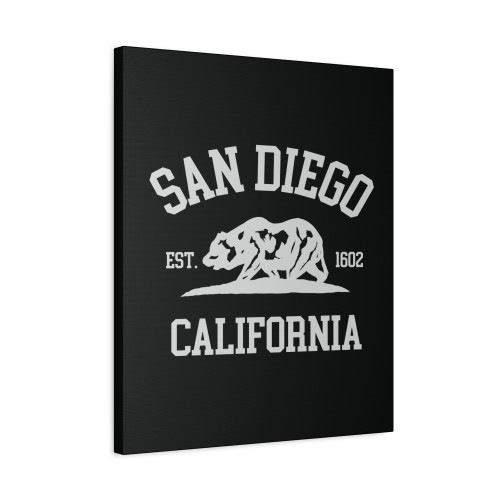 San Diego Vintage Canvas Print Poster