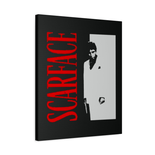Scarface Retro Canvas Print Poster