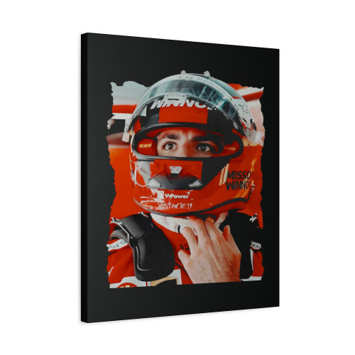 Scuderia Ferrari Carlos Sainz Driver Carlos 55 F1 Canvas Print Poster