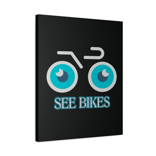 See Bikes Canvas Print Poster
