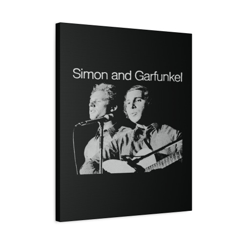 Simon And Garfunkel Vintage 60S Band Merchandise Retro Canvas Print Poster