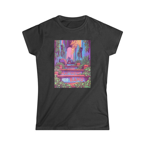2019 Dave Matthews Band London Ii Silkscreen Concert Poster Women's T-Shirt Tee