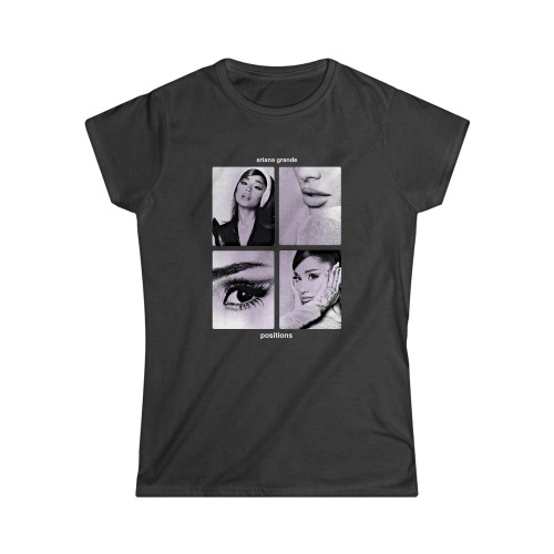 Ariana Grande Positions White Women's T-Shirt Tee
