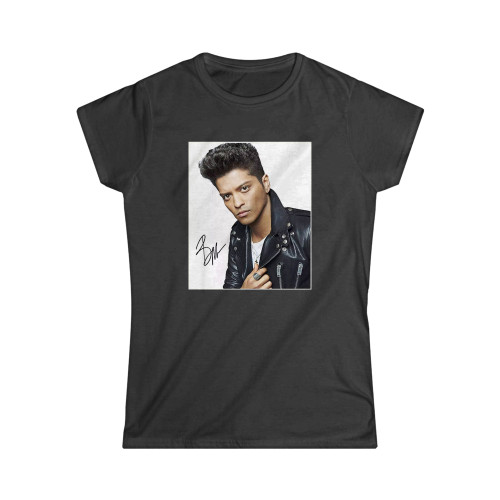 Bruno Mars Signaturemounted Women's T-Shirt Tee