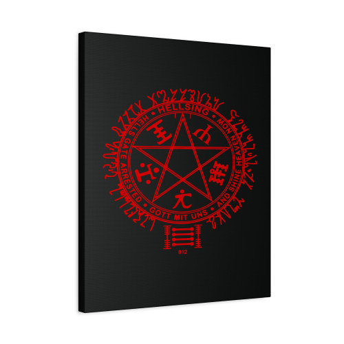 Hellsing Symbol Logo Anime Canvas Print Poster