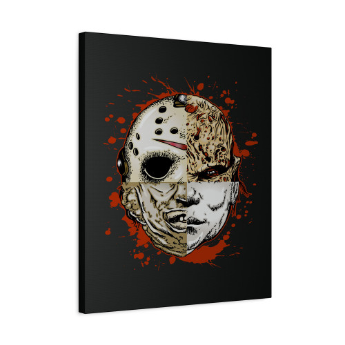 Horror Mashup Canvas Print Poster