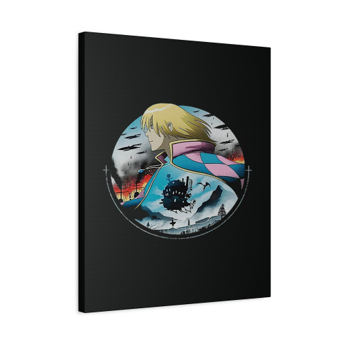 Howl Art Howl Moving Castle Ghibli Canvas Print Poster