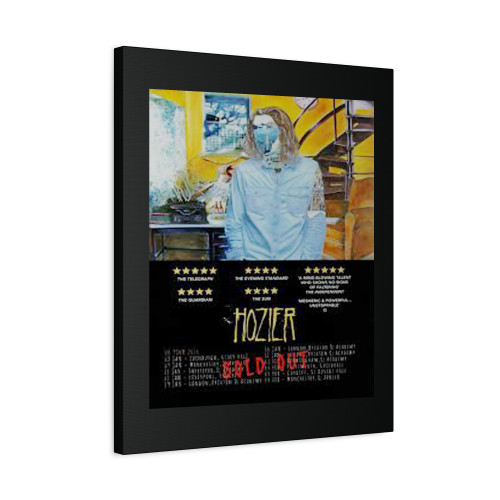 Hozier January February 2016 Uk Tour Canvas Print Poster