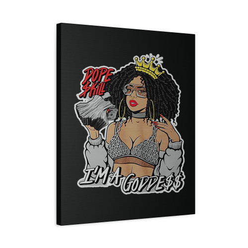 I Am A Goddess Canvas Print Poster