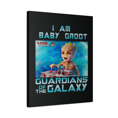 I Am Baby Groot Guardians Of The Galaxy Vol 2 Canvas Print Poster