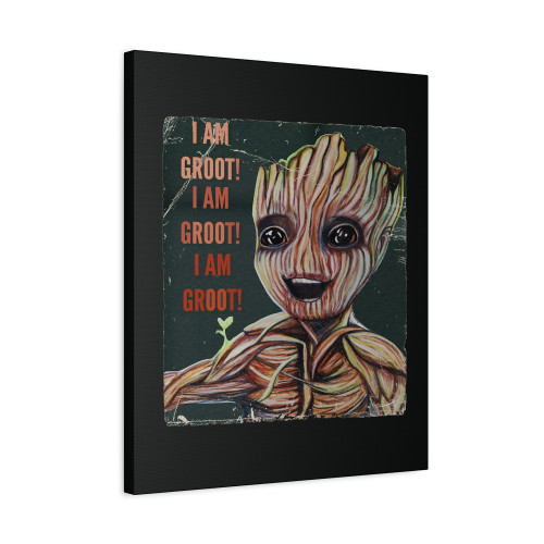 I Am Groot I Am Baby Groot Canvas Print Poster