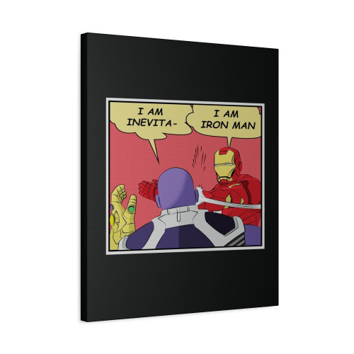 I Am Inevita And Iam Iron Man Canvas Print Poster