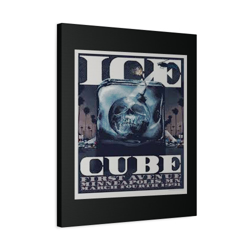 Ice Cube The Bomb Minneapolis 1991 Canvas Print Poster